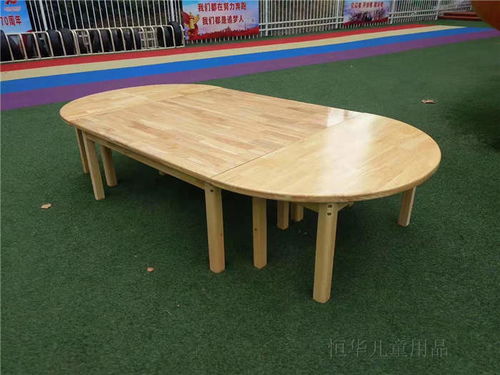 济宁恒华儿童用品 图 实木桌椅生产厂家 实木桌椅